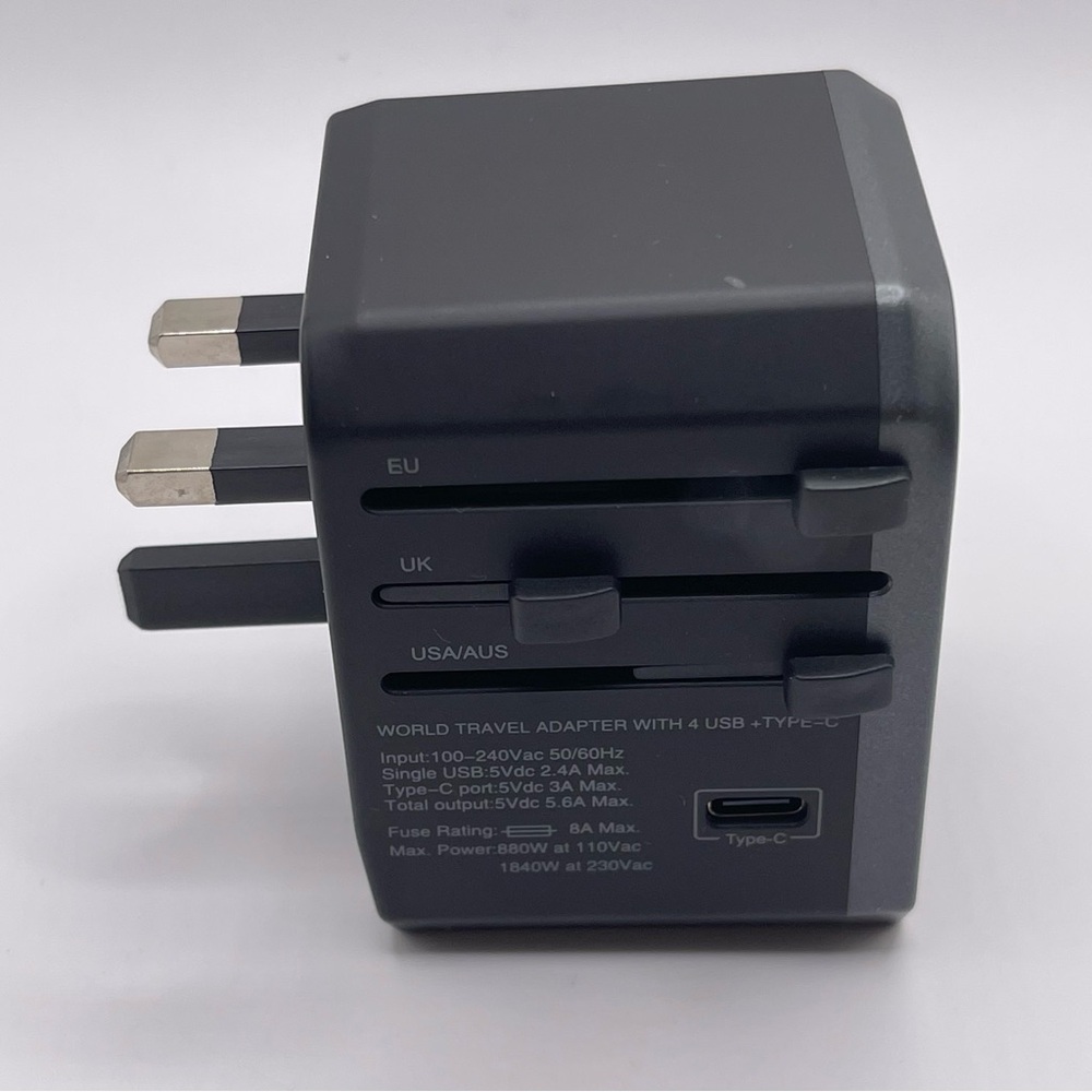 Universal Travel Adapter European Travel Plug Power Adapter International & CASE - Picture 11 of 11